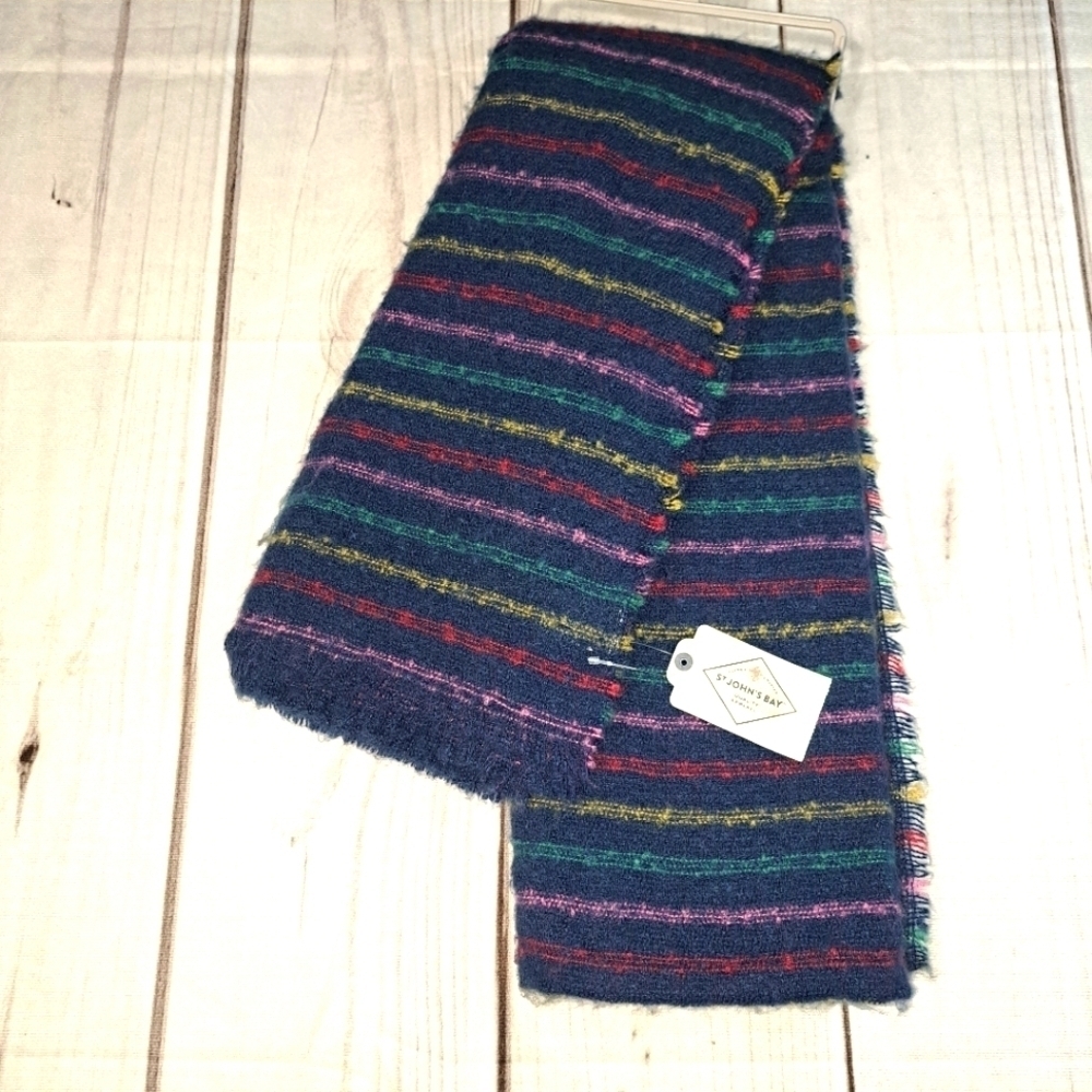 2 FOR 20 SALE St John's Bay Ariel Stripe Scarf